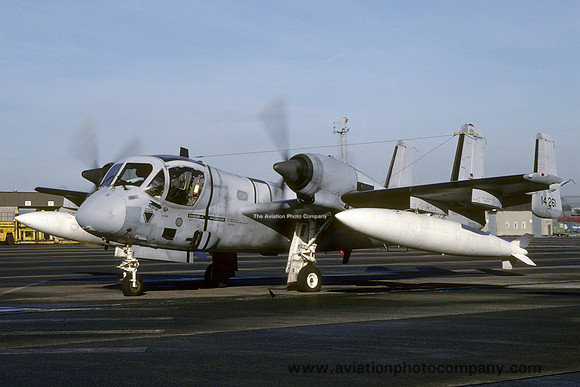 US Army Grumman OV-1D Mohawk 64-14261 at Prestwick (1988)