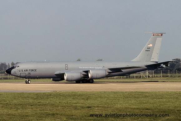USAF 319 ARW Boeing KC-135R Stratotanker 64-14829 at RAF Mildenhall (1998)