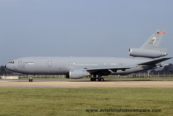 USAF 60/349 AMW McDonnell Douglas KC-10A Extender 83-0075 at RAF Mildenhall (1998)