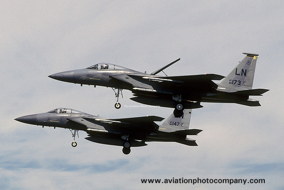 USAF 48 FW 493 FS McDonnell Douglas F-15C Eagle 86-0173/LN (1998)