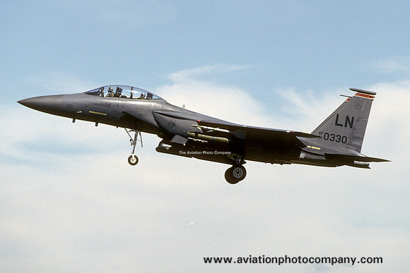 USAF 48 FW 492 FS McDonnell Douglas F-15E Strike Eagle 91-0330/LN (1998)