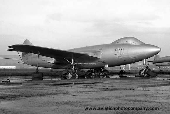 Royal Navy Hawker Sea Hawk FGA.4 WV795 stored at Sydenham