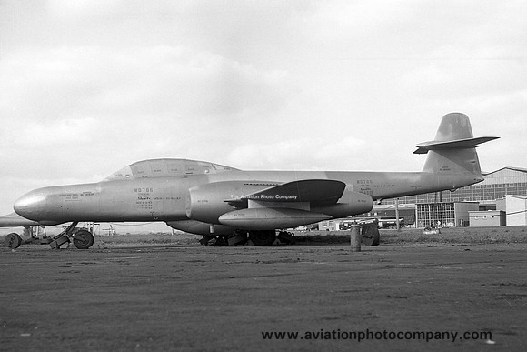 Royal Navy Gloster Meteor TT.20 WD706 stored at Sydenham
