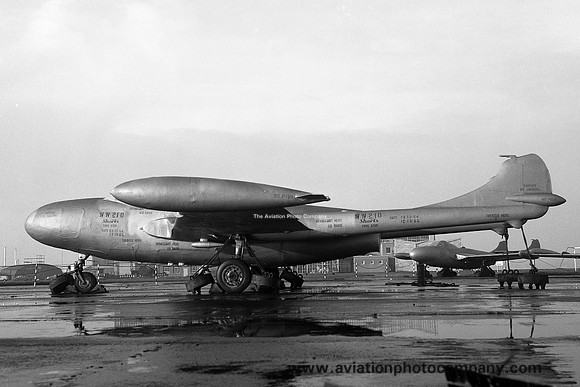 Royal Navy De Havilland Sea Venom FAW.21 WW210 stored at Sydenham