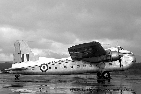 RAF A&AEE Boscombe Down Bristol 170 XJ470