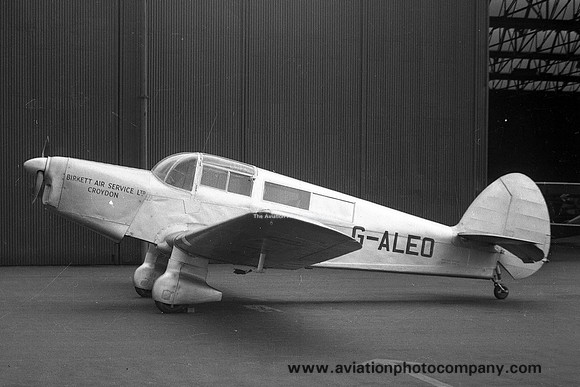 Birkett Air Service Croydon Percival Proctor G-ALEO
