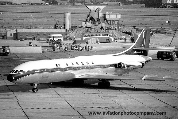 Sabena Sud Caravelle OO-SRE at London Heathrow