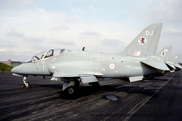 RAF 4 FTS 234 Squadron Hawker Siddeley Hawk T.1A XX280/DJ (1993)