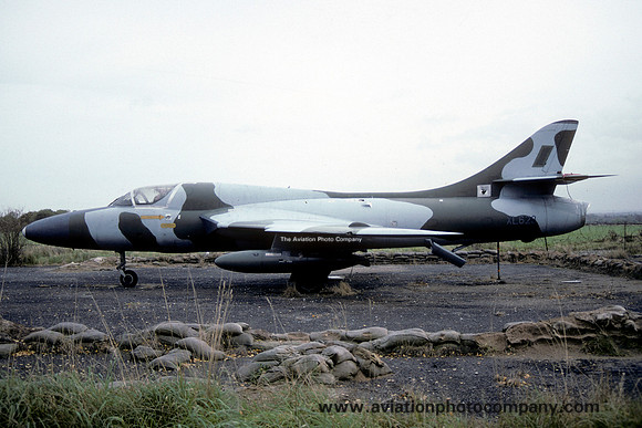 RAF Hawker Hunter T.7 XL623 at RAF Newton (1994)