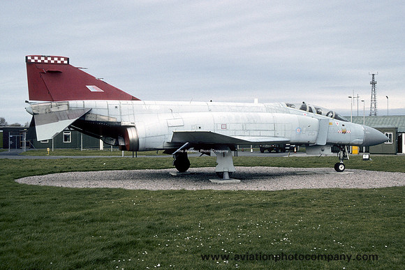 RAF 56 Squadron McDonnell F-4M Phantom FGR.2 XV468 displayed at RAF Woodvale (1995)
