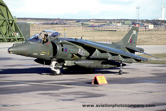 RAF 1 Squadron BAE Harrier GR.7 ZG860/08 at RAF Lossiemouth (1995)