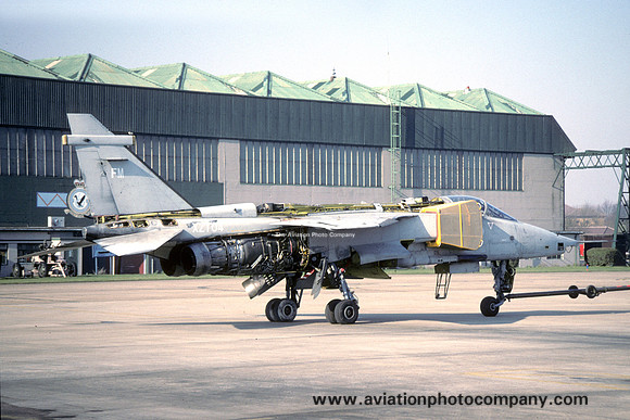 RAF 41 Squadron Sepecat Jaguar GR.1 XZ104/FM at RAF Coltishall (1994)