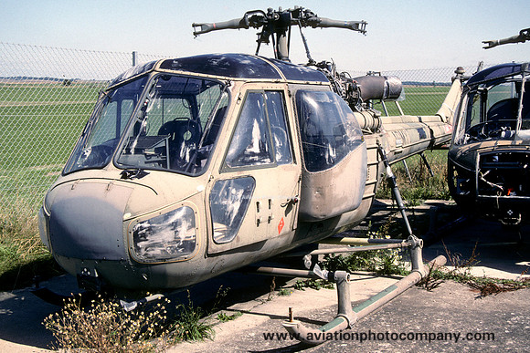 AAC Westland Scout AH.1 XV119 dumped at Netheravon (1993)