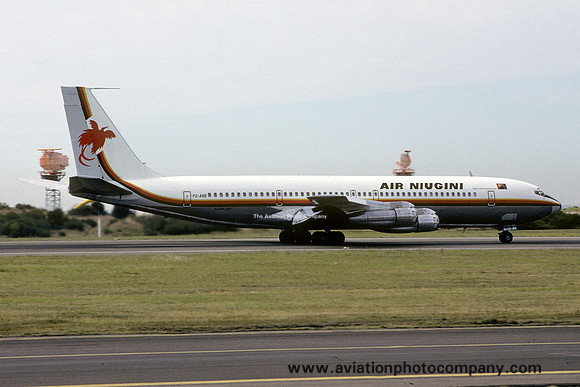 Air Niugini Boeing 707-300C P2-ANB (1984)