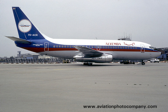 Alyemda Boeing 737-200 7O-ACR (1984)