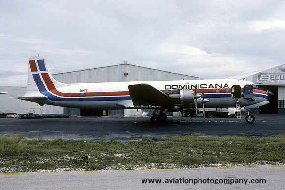 Dominicana Carga Douglas DC-6B HI-92 (1982)