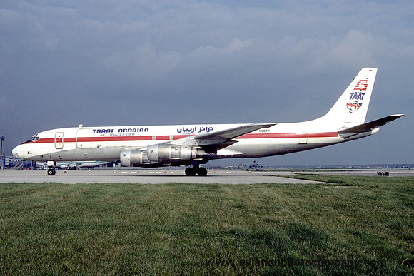 Trans Arabian Air Transport Douglas DC-8-55 N807R (1984)