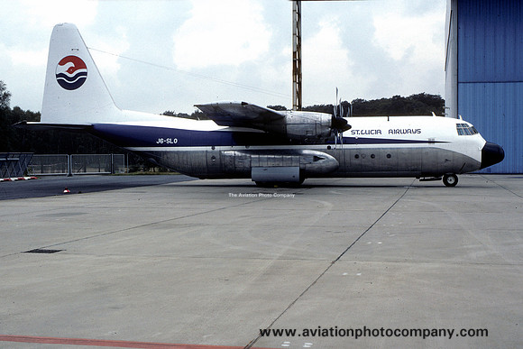 St Lucia Airways Lockheed L-100-200 Hercules J6-SLO (1984)