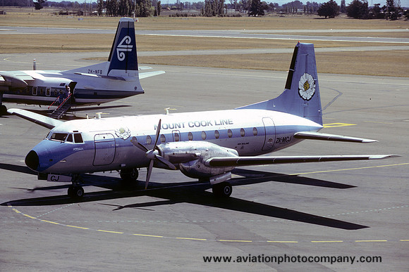 Mount Cook Line Hawker Siddeley HS748 ZK-MCJ (1982)