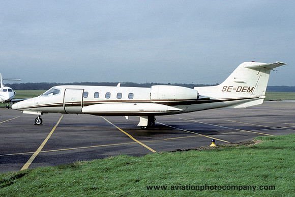 BASAIR AB Learjet 35A SE-DEM (1989)