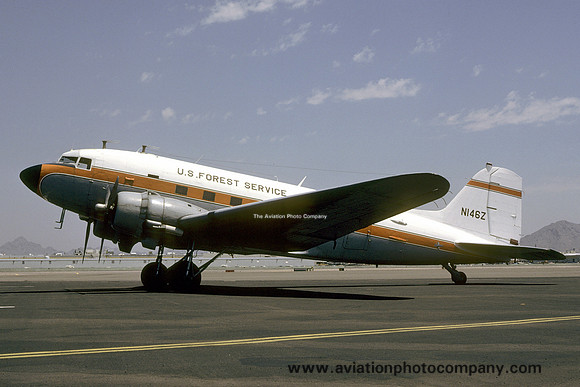 US Forest Service Douglas C-47D Skytrain N146Z (1984)