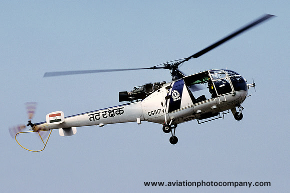 Indian Coast Guard 848 Squadron HAL Chetak/Sud Alouette III CG817 (2006)