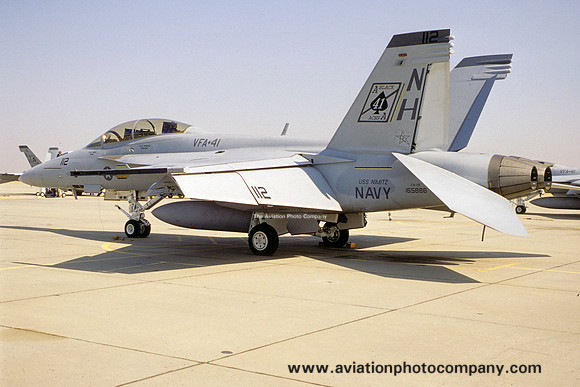 US Navy VFA-41 McDonnell Douglas F/A-18F Super Hornet 165886/NH-112 (2002)