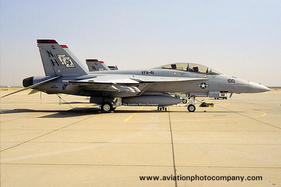 US Navy VFA-41 McDonnell Douglas F/A-18F Super Hornet 165876/NH-100 (2002)