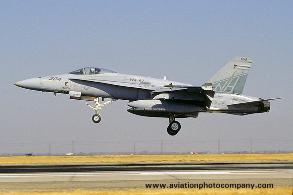 US Navy VFA-97 McDonnell Douglas F/A-18C Hornet 163100/NH-304 (2002)