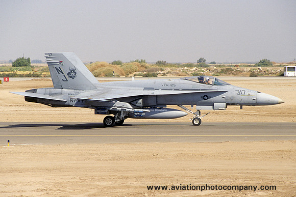 US Navy VFA-125 McDonnell Douglas F/A-18C Hornet 163764/NJ-317 (2002)