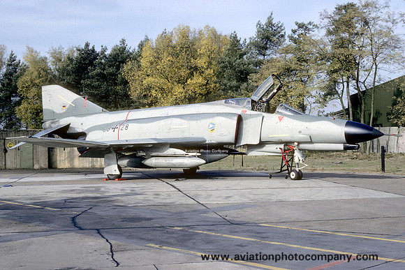 West German Air Force JG74 McDonnell F-4F Phantom 38+28 (1989)