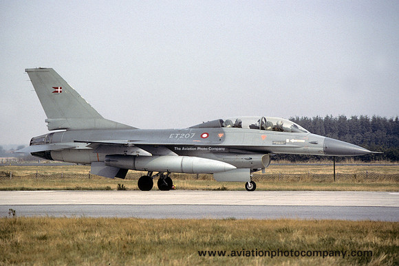Danish Air Force General Dynamics F-16B Fighting Falcon ET-207 (1983)