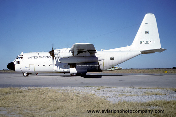 Swedish Air Force/United Nations Lockheed Tp84/C-130H Hercules 84004 (1989)