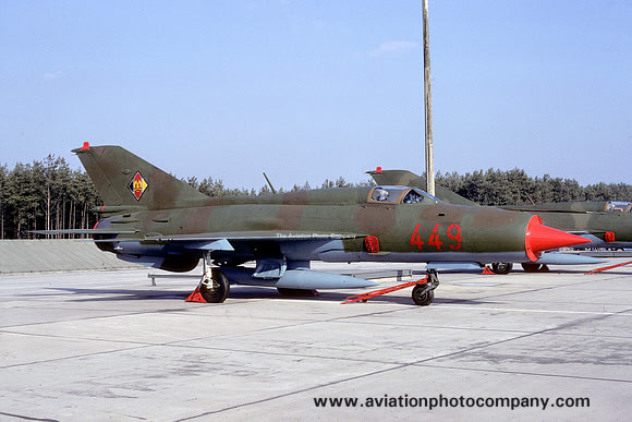 East German Air Force Mikoyan MiG-21SPS 449 (1989)