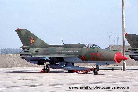 East German Air Force Mikoyan MiG-21SPS 770 (1989)