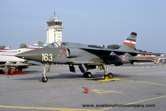 Yugoslavian Air Force Soko J-22 Orao 25163 (1989)