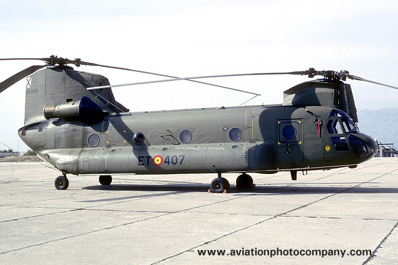 Spanish Army Vertol CH-47C Chinook HT.17-07/ET-407 (1989)