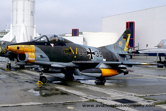 West German Air Force FIAT G-91R 99+39 at the Le Bouget Museum (1986)