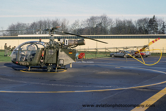 West German Army HFS3 Sud Alouette II 75+23 (1989)