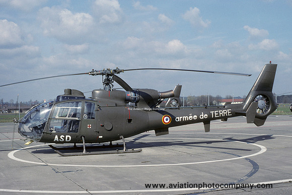 French Army 2 RHC Aerospatiale SA.341F 1463/ASD (1989)