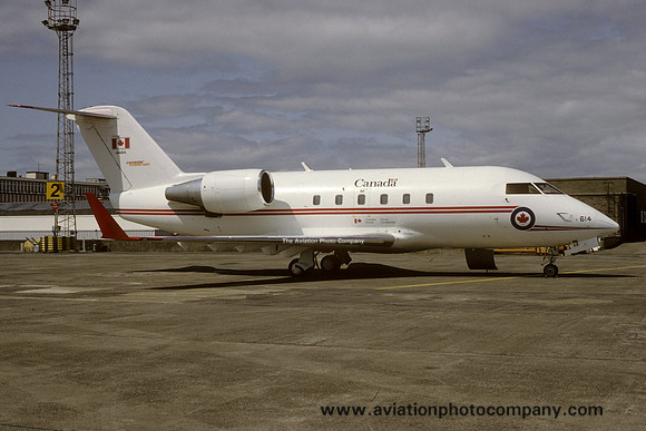 Canadian Air Force 412 Squadron Canadair CC-144B 144614 at Prestwick (1989)