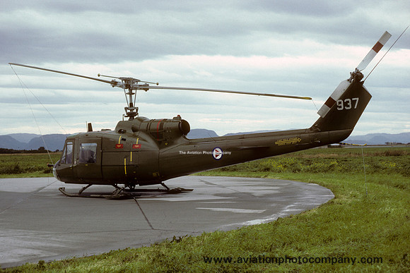 Norwegian Air Force Bell UH-1B 937 (1987)