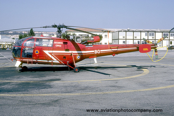 French Securite Civile Sud Alouette III F-ZBBQ (1988)