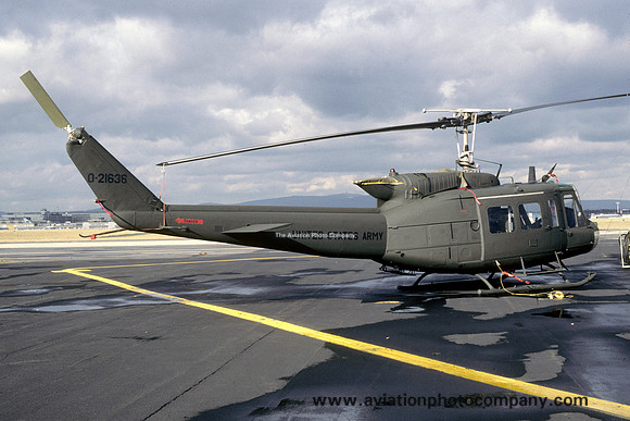 US Army Bell UH-1H 72-21636 at Rhein Main (1986)