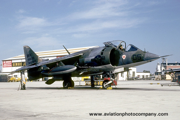 US Marines VMA-542 Hawker Siddeley AV-8A Harrier 158699/WH-05 (1979)