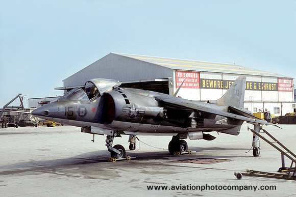 US Marines VMA-231 Hawker Siddeley AV-8A Harrier 158954/CG-15 (1979)