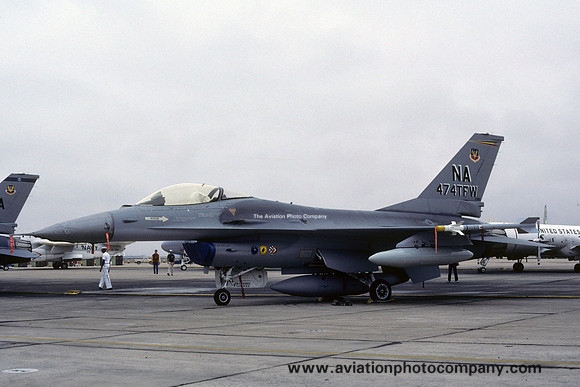 USAF 474 TFW General Dynamics F-16A Fighting Falcon 79-0365/NA (1985)