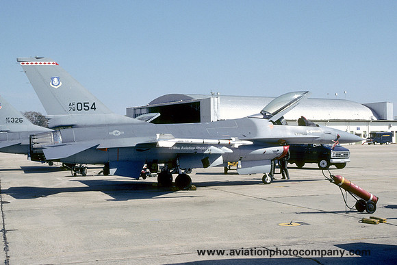 USAF ADTC AFSC General Dynamics F-16A Fighting Falcon 78-0054 (1981)