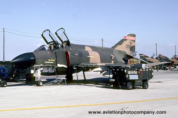 USAF Kansas ANG 127 TFS McDonnell F-4D Phantom 65-0590 (1982)