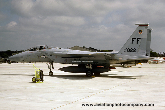 USAF 1 TFW 71 TFS McDonnell Douglas F-15C Eagle 81-0022/FF (1984)